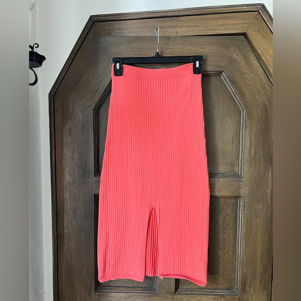 Free People Knitted Skirt with Slit